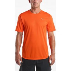 Koszulka do biegania męska SAUCONY HYDRALITE SHORT SLEEVE / SA81165-FL. Koszulki męskie Saucony, m, bez wzorów, bez kołnierzyka, bez rękawów. Za 79,99 zł.