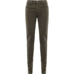 Spodnie z wysokim stanem: Spodnie J BRAND MID RISE Zielony