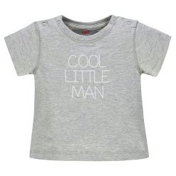 T-shirty chłopięce z nadrukiem: Koszulka w kolorze szarym