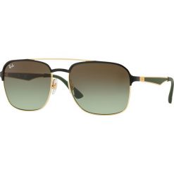 Ray-Ban - Okulary. Żółte okulary przeciwsłoneczne męskie z materiału. W wyprzedaży za 499,90 zł.