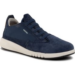 Sneakersy GEOX - J Aeranter B. B J02BNB 02211 C4000 S Blue. Niebieskie trampki chłopięce Geox, bez wzorów, z zamszu, bez zapięcia. Za 329,00 zł.