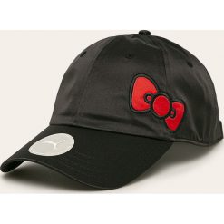 Puma - Czapka x Hello Kitty. Czarne czapki damskie Puma, z motywem z bajki, z poliesteru. Za 139,90 zł.