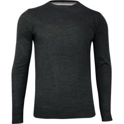 Popielaty Sweter Męski -BRAVE SOUL- Okrągły Dekolt, Jednokolorowy, Szary SWBRSAW19PARSECszary. Szare swetry męskie m, eleganckie, z okrągłym kołnierzem. Za 59,00 zł.
