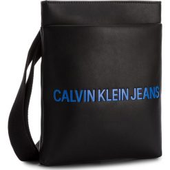 Saszetka CALVIN KLEIN JEANS - Smooth Flat Pack K40K400373 001. Czarne torby męskie skórzane marki Calvin Klein Jeans, bez wzorów, z jeansu, młodzieżowe. W wyprzedaży za 269,00 zł.