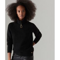 Sweter z golfem - Czarny. Czarne swetry damskie Mohito, s, bez wzorów, bez rękawów. Za 119,99 zł.