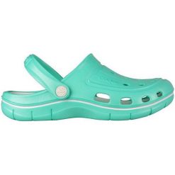 Coqui Damskie Kapcie Jump Er 6352 Mint / White 102363 (Rozmiar 42). Zielone kapcie damskie marki Coqui. W wyprzedaży za 56,00 zł.