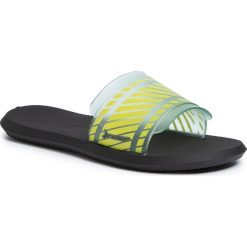 Klapki RIDER - R1 Slide Fem 82811 Black/Green 20534. Zielone klapki damskie Rider, bez wzorów, z tworzywa sztucznego, bez obcasa. Za 89,00 zł.