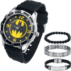 Zegarki męskie: Batman Batman Set Zegarek na rękę czarny