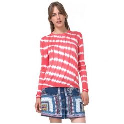 Swetry klasyczne damskie: Desigual Sweter Damski Elian Xl Czerwony