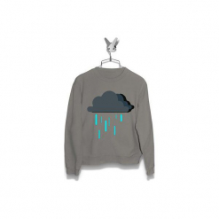 Bluza Deszczowe Chmurki Męska. Szare bluzy męskie Failfake, xxl, bez wzorów, bez kołnierzyka, bez rękawów, bez kaptura. Za 170,00 zł.