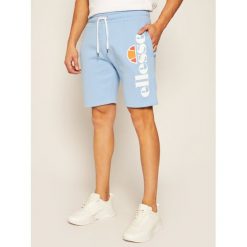 Szorty sportowe Ellesse Bossini Fleece SHE08748. Niebieskie spodenki sportowe męskie Ellesse, s, bez wzorów, sportowe. Za 129,00 zł.
