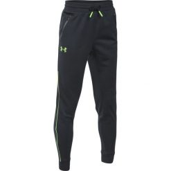 Chinosy chłopięce: Under Armour Spodnie dziecięce Pennant Tapered Pant czarno-zielone r. L (1281072-016)