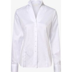 Eterna Comfort Fit - Bluzka damska – łatwa w prasowaniu, biały. Białe bluzki damskie Eterna Comfort Fit, bez wzorów, z materiału, biznesowe, bez kołnierzyka, bez rękawów. Za 379,95 zł.