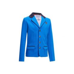 Marynarka COMP100 niebieska. Niebieskie marynarki i żakiety damskie FOUGANZA. Za 129,99 zł.