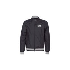 Kurtki krótkie Emporio Armani EA7 MIGNANIO. Czarne kurtki męskie marki Emporio Armani EA7, m, bez wzorów, krótkie, bez kaptura. Za 559,30 zł.