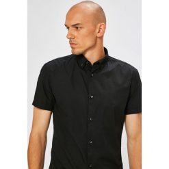 Produkt by Jack & Jones - Koszula. Niebieskie koszule męskie marki PRODUKT by Jack & Jones, s, bez wzorów, z bawełny, button down, z krótkim rękawem. Za 89,90 zł.
