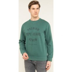 Bluza Pepe Jeans Lucas PM581663. Zielone bluzy męskie Pepe Jeans, xxl, bez wzorów, z bawełny, bez kołnierzyka, bez rękawów, bez kaptura. W wyprzedaży za 169,00 zł.