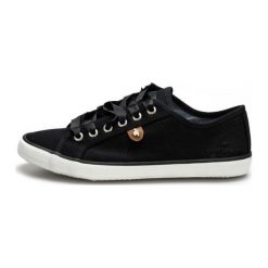 Tom Tailor Tenisówki Damskie 37 Czarny. Czarne trampki i tenisówki damskie Tom Tailor, bez wzorów, bez zapięcia. W wyprzedaży za 149,00 zł.