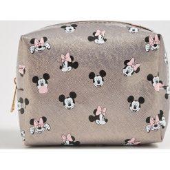 Kosmetyczka Mickey Mouse - Jasny szary. Szare kosmetyczki damskie Sinsay, z motywem z bajki. Za 19,99 zł.