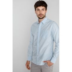 Pepe Jeans St-ives Koszula Niebieski. Niebieskie koszule męskie Pepe Jeans, s, w paski, z bawełny, bez kołnierzyka, z długim rękawem. Za 395,95 zł.