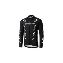 Bluzy męskie: Bluza rowerowa męska Shimano Thermal Print Long Sleeve Jersey XL