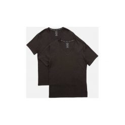 T-shirty z krótkim rękawem Calvin Klein Jeans 000NB1089A 2 PACK. Czarne t-shirty męskie Calvin Klein Jeans, m, bez wzorów, z jeansu, bez kołnierzyka, krótkie. Za 107,63 zł.