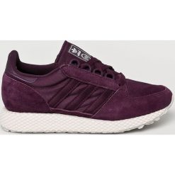 Adidas Originals - Buty Forest Grove. Fioletowe buty sportowe damskie adidas Originals, bez wzorów, ze skóry, sportowe. W wyprzedaży za 279,90 zł.