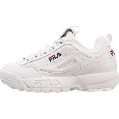 Fila DISRUPTOR Tenisówki i Trampki white. Białe tenisówki damskie Fila, ze skóry ekologicznej. Za 509,00 zł.