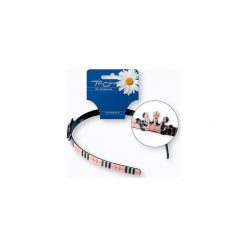 TOP CHOICE Opaska w kratkę 27550. Szare ozdoby do włosów TOP CHOICE. Za 6,79 zł.
