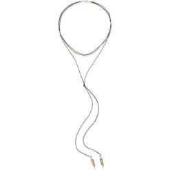 Opaska choker bonprix czarno-złoty kolor. Czarne opaski damskie bonprix, bez wzorów. Za 24,99 zł.