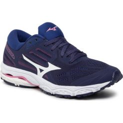 Buty MIZUNO - Wave Stream 2 J1GD191902 Aaura/Wht/Bl. Fioletowe buty sportowe damskie Mizuno, bez wzorów, z tworzywa sztucznego, sportowe, do biegania, mizuno wave. W wyprzedaży za 299,00 zł.