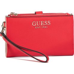 Duży Portfel Damski GUESS - G Chain (RG) Slg SWRG77 39570 RED. Czerwone portfele damskie Guess, z aplikacjami, ze skóry ekologicznej. Za 279,00 zł.