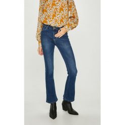 Answear - Jeansy. Niebieskie jeansy damskie ANSWEAR, s. W wyprzedaży za 89,90 zł.