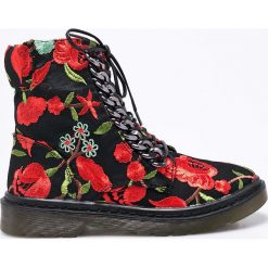 Steve Madden - Botki Punkster. Szare buty zimowe damskie marki Steve Madden, z materiału, na obcasie. W wyprzedaży za 359,90 zł.