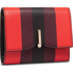 Duży Portfel Damski FURLA - Ribbon 1059028 P PDF9 W58 Nero/Talco/Fuoco. Czerwone portfele damskie Furla, bez wzorów, ze skóry. Za 629,00 zł.