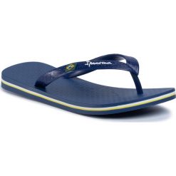 Japonki IPANEMA - Clas Brasil II Ad 80415 Blue/Blue 22413. Niebieskie klapki damskie Ipanema, bez wzorów, z tworzywa sztucznego, bez obcasa. Za 69,99 zł.
