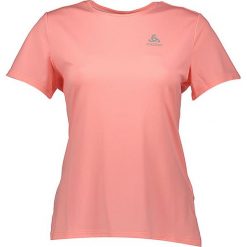 Koszulka sportowa "Cardada" w kolorze brzoskwiniowym. Pomarańczowe bluzki sportowe damskie Odlo Women, l, bez wzorów, z materiału, z okrągłym kołnierzem, bez rękawów, bez kaptura. W wyprzedaży za 89,95 zł.