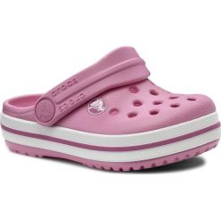 Klapki CROCS - Crocband Clog K 204537 Party Pink. Różowe sandały dziewczęce Crocs, z tworzywa sztucznego, bez zapięcia. W wyprzedaży za 109,00 zł.