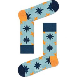 Happy Socks - Skarpety Nautical. Niebieskie skarpetki męskie marki Happy Socks, z bawełny. W wyprzedaży za 29,90 zł.