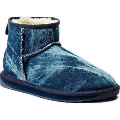 Buty EMU AUSTRALIA - Stinger Denim Micro W11376 Indigo Distress. Niebieskie buty zimowe damskie marki EMU Australia, z denimu. W wyprzedaży za 339,00 zł.