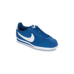 Buty Nike CLASSIC CORTEZ NYLON. Niebieskie trampki męskie Nike, bez wzorów, z nylonu, bez zapięcia. Za 279,20 zł.