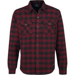 Vintage Industries Harley Shirt Koszula czerwony/czarmy. Czerwone koszule męskie marki Vintage Industries, xl, vintage, z długim rękawem. Za 121,90 zł.