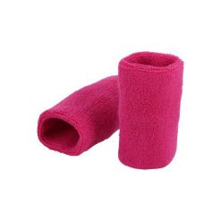 Opaska na rękę fitness. Różowe plecaki męskie DOMYOS, bez wzorów, z bawełny. Za 19,99 zł.