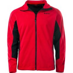 Bluzy męskie: Hi-tec Bluza męska SILVI HIGH RISK czerwono-czarna r. L