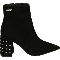 Botki - 2788 CAM NER1. Czarne botki damskie na zamek Venezia, ze skóry. Za 379,00 zł.