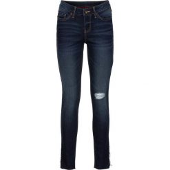 Jeansy damskie: Dżinsy SKINNY bonprix ciemny denim