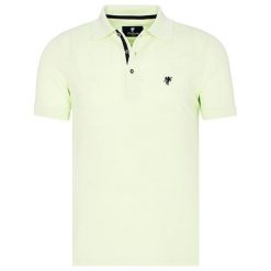 Koszulka polo w kolorze jasnozielonym. Zielone koszulki męskie marki Denim Culture, m, polo. W wyprzedaży za 112,95 zł.