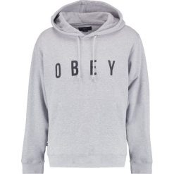 Bluzy męskie: Obey Clothing ANYWAY HOOD Bluza z kapturem heather grey