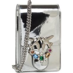 Torebka PINKO - Love Smart Jewels 1 C PE 20 PLTT 1P21M6 Y661 Silver ZZF. Szare torebki klasyczne damskie Pinko, bez wzorów, ze skóry ekologicznej, eleganckie, bez dodatków. Za 1079,00 zł.
