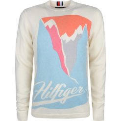 Tommy Hilfiger Sweter "Printed Brusher". Swetry męskie z dzianiny, z okrągłym kołnierzem. Za 349,00 zł.